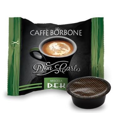 Capsule compatibili Lavazza a modo mio Borbone decaffeinato confezione da 100 pezzi - ECOCALORE