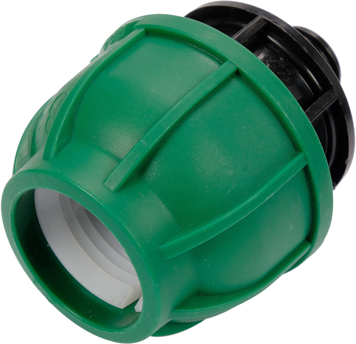 Adattatore Maschio per Tubi PE 32 mm x 1/2 Pollici – Raccordo a Compressione in Polipropilene 10 BAR FLO
