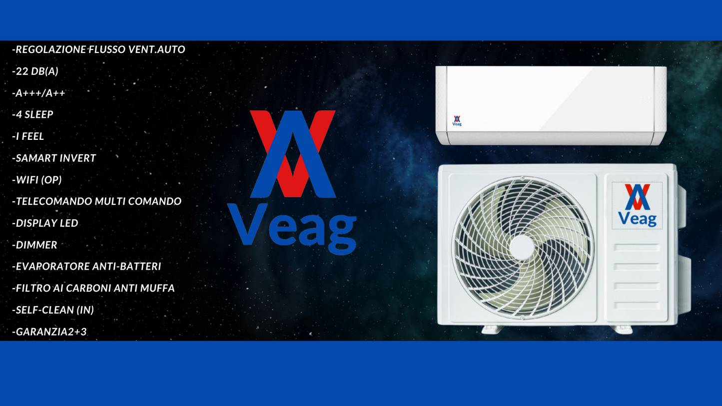 Condizionatore Veag AGT-S18 18000 btu A+++/A++