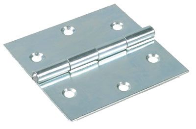Cerniere acciaio zincato 57x42 mm pesanti con perno sfilabile