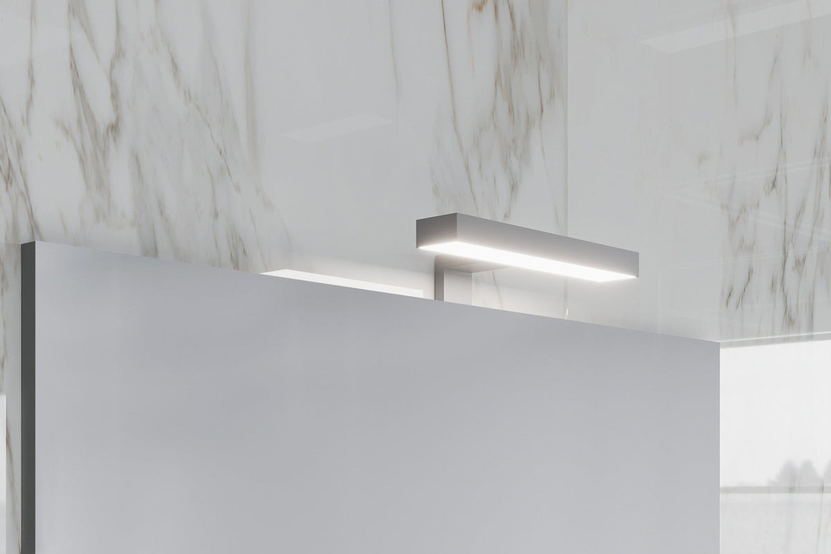 Mobile bagno sospeso Symphony 80 cm con due cassetti rovere oro