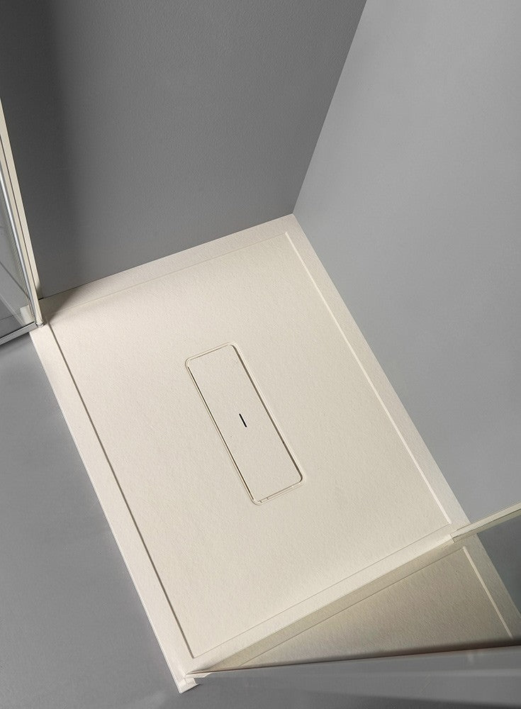 Piatto doccia Ardesia Design 70x100 Bianco matt