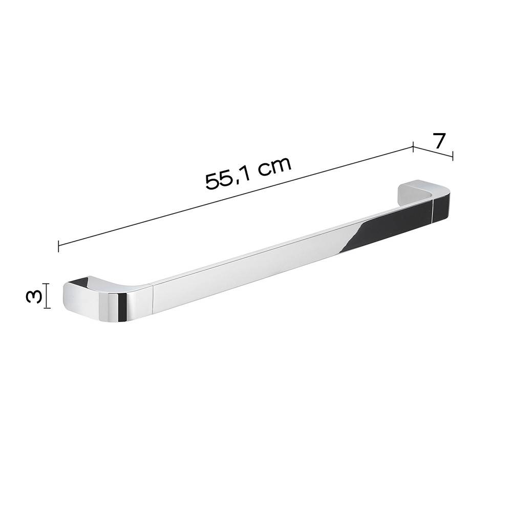 Set 2 portasalviette Gedy Outline cromati, 35 e 55 cm