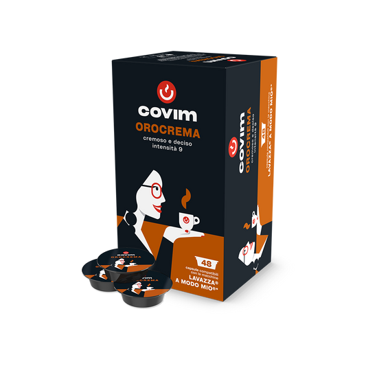 144 capsule a modo mio Covim orocrema - ECOCALORE