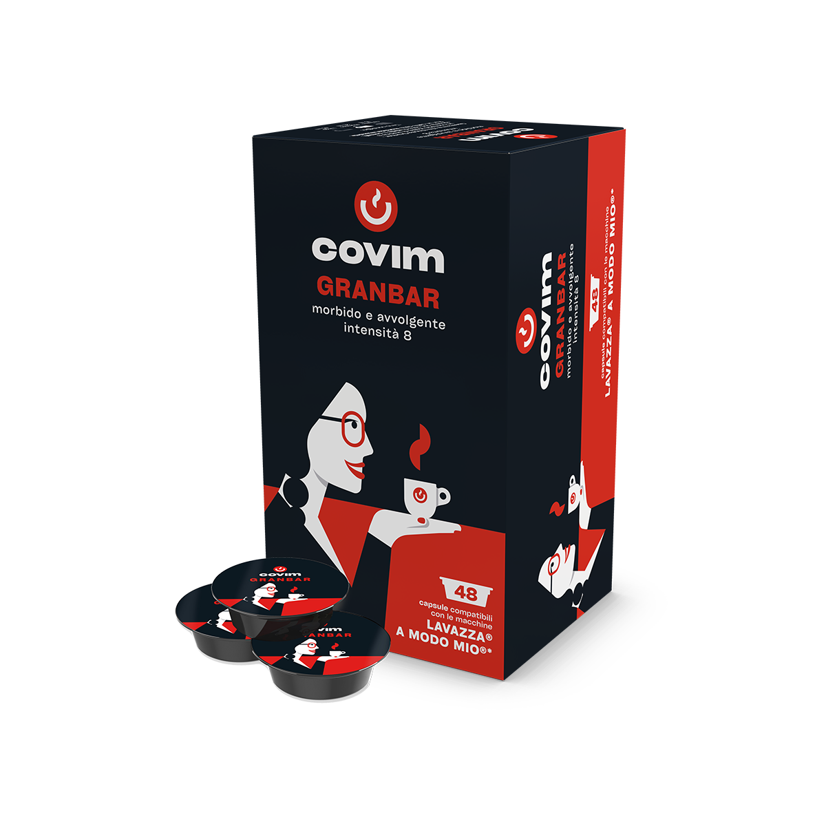 144 capsule a modo mio Covim granbar - ECOCALORE