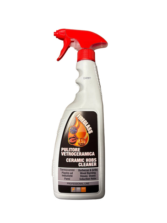 Fireglass Pulitore Vetroceramica per Piani Cottura, Forni e Stufe – 750 ml - ECOCALORE