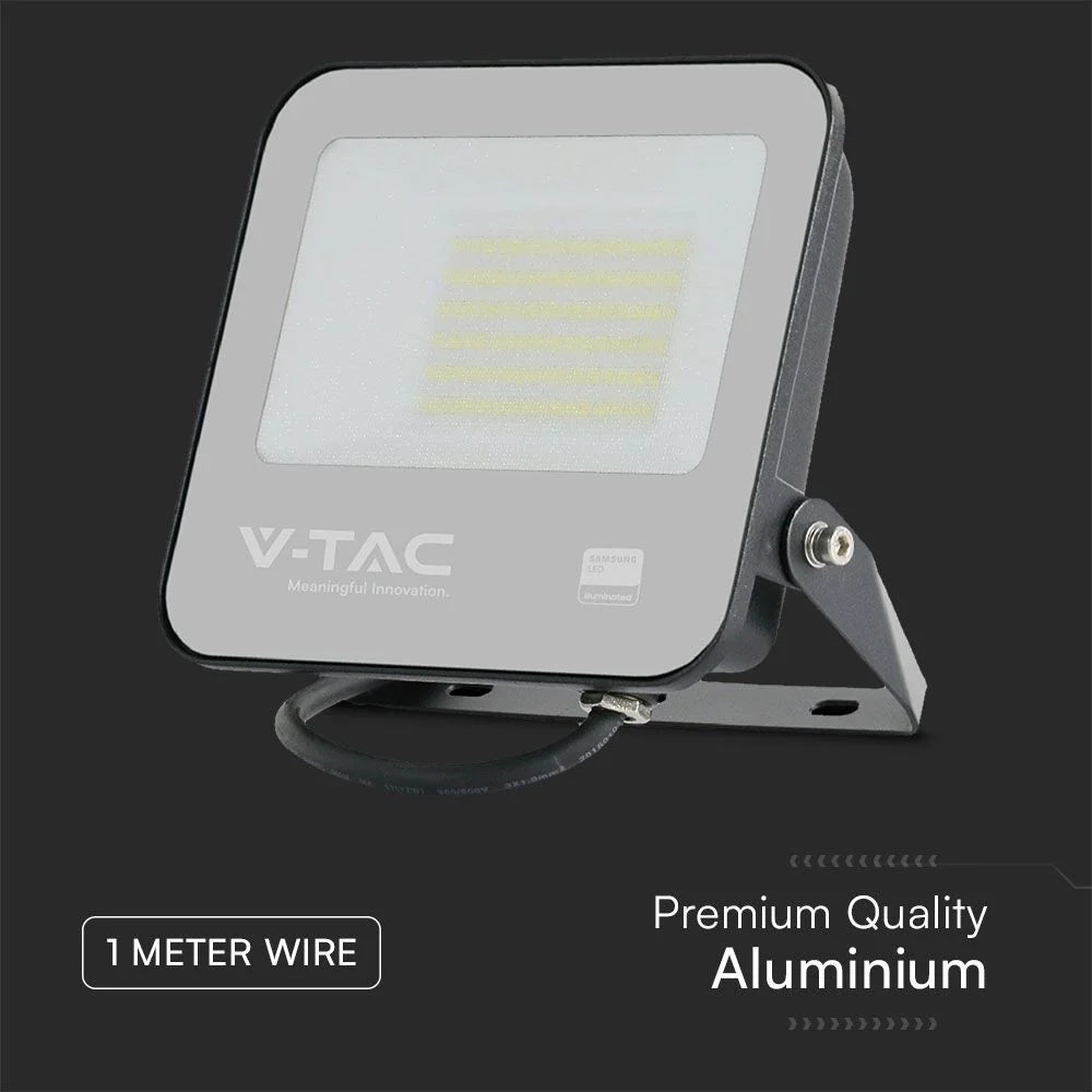 Faro LED 50W Samsung 4000K IP65 Nero V-TAC da Esterno