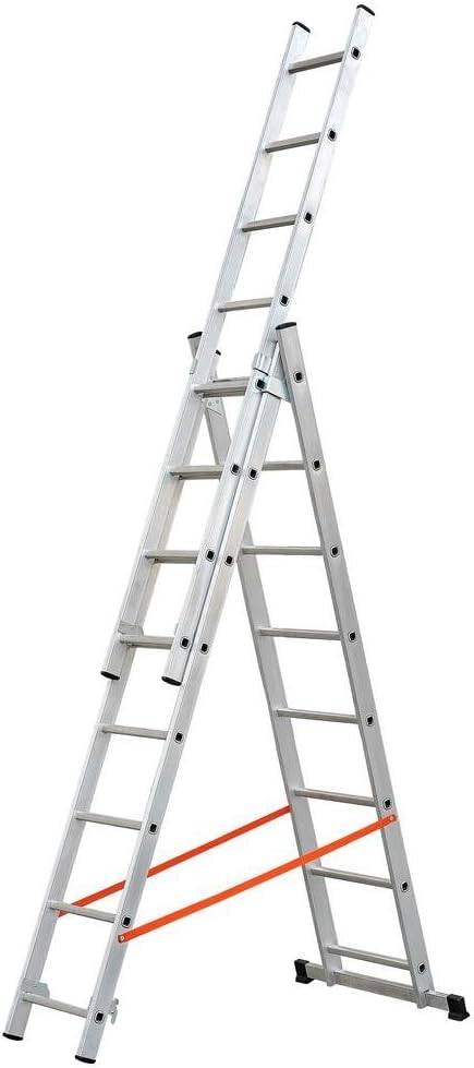 Scala Trasformabile Tripla ECO – Alluminio, EN131, Diverse Misure