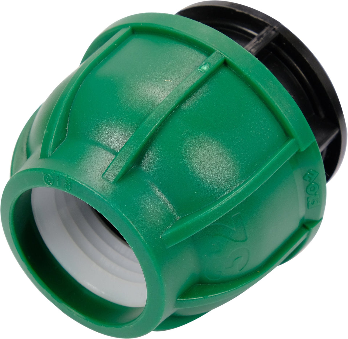 Tappo di Chiusura per Tubi PE 32 mm – a Compressione, Polipropilene 10 bar Flo