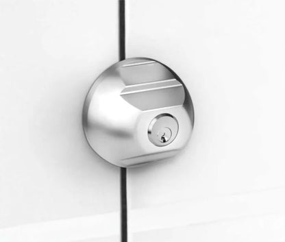 Serratura Cam Lock Cilindro Riferma Van in Alluminio Grigio
