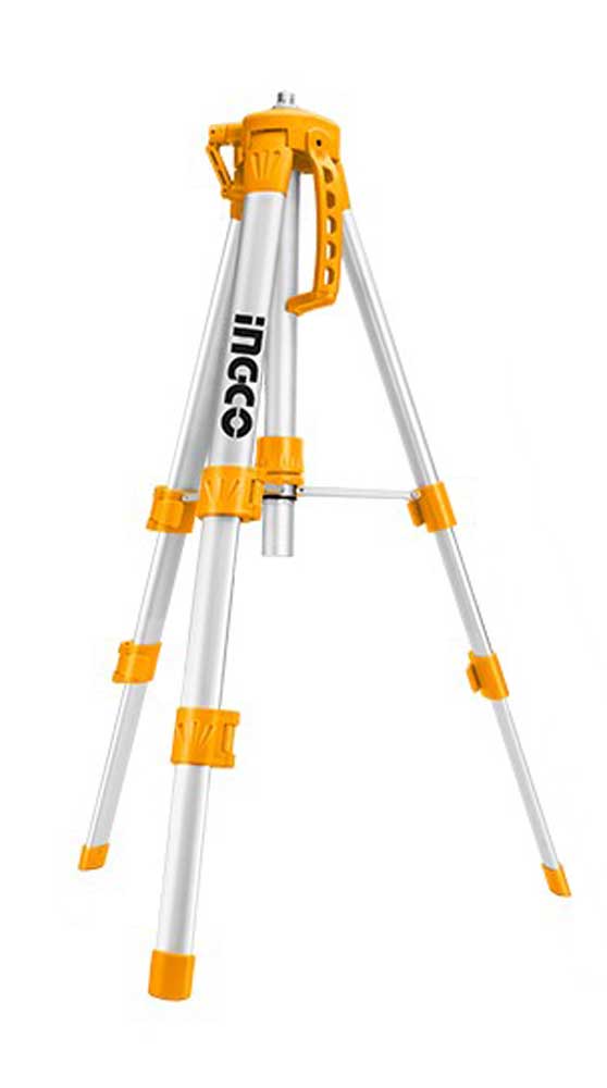 Treppiedi Alluminio per Livella Laser - Altezza Max 120cm, Peso 1kg, Regolabile