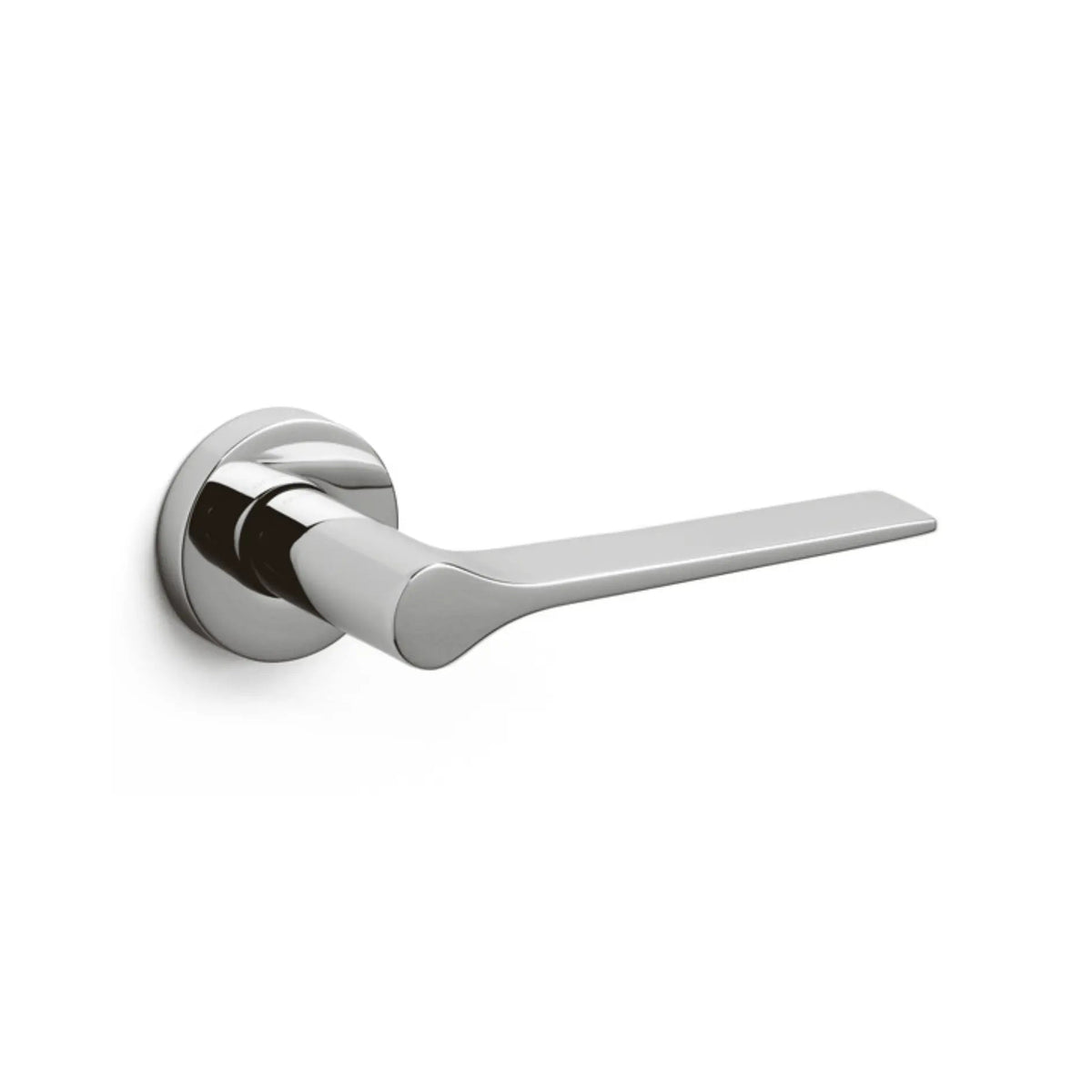 Maniglia Per Porta LAMA In Ottone Cromo Lucido Olivari