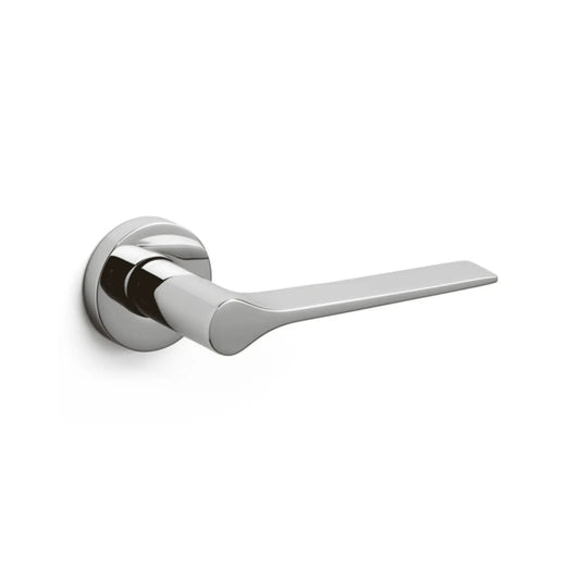Maniglia Per Porta LAMA In Ottone Cromo Lucido Olivari
