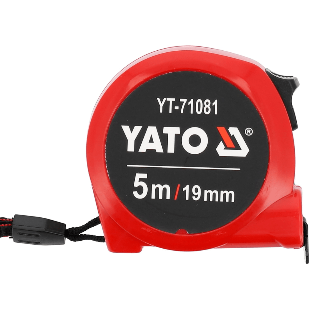 Metro a Nastro Yato YT-71081 5 m × 19 mm – Acciaio, Classe II