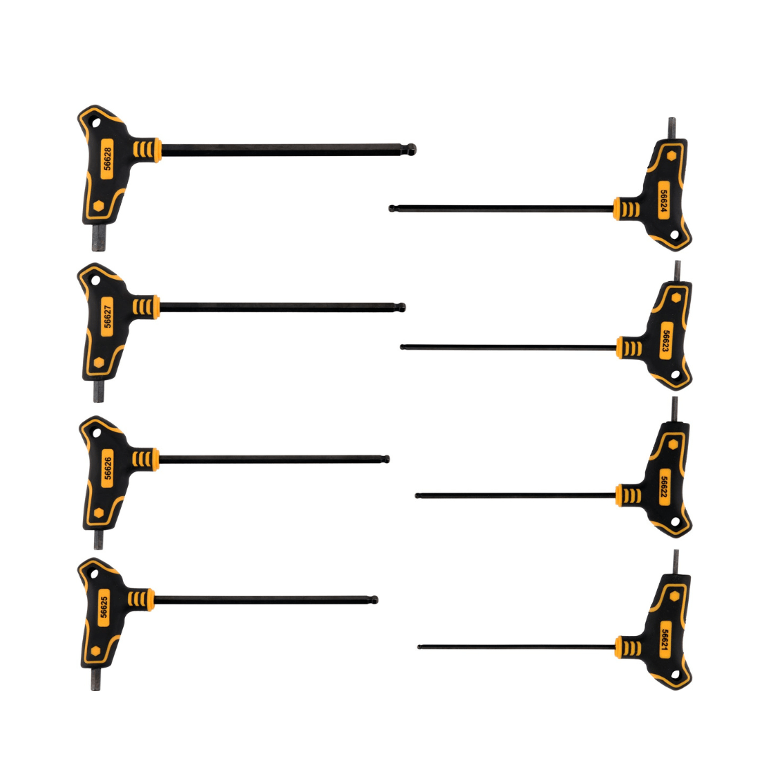 Chiavi Esagonali a T Vorel 8 Pezzi da 2,5 a 10 mm