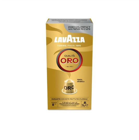240 capsule Lavazza compatibili Nespresso in alluminio qualità oro - ECOCALORE