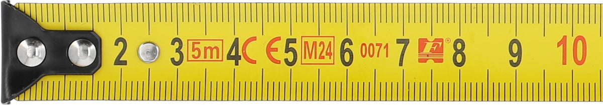 Metro a Nastro Yato YT-71081 5 m × 19 mm – Acciaio, Classe II
