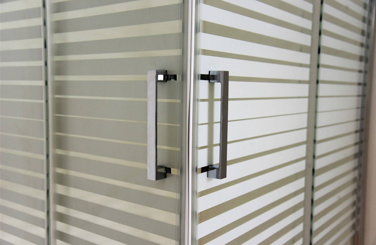 Box doccia angolare Style 70x90x190cm in cristallo serigrafato 6 mm