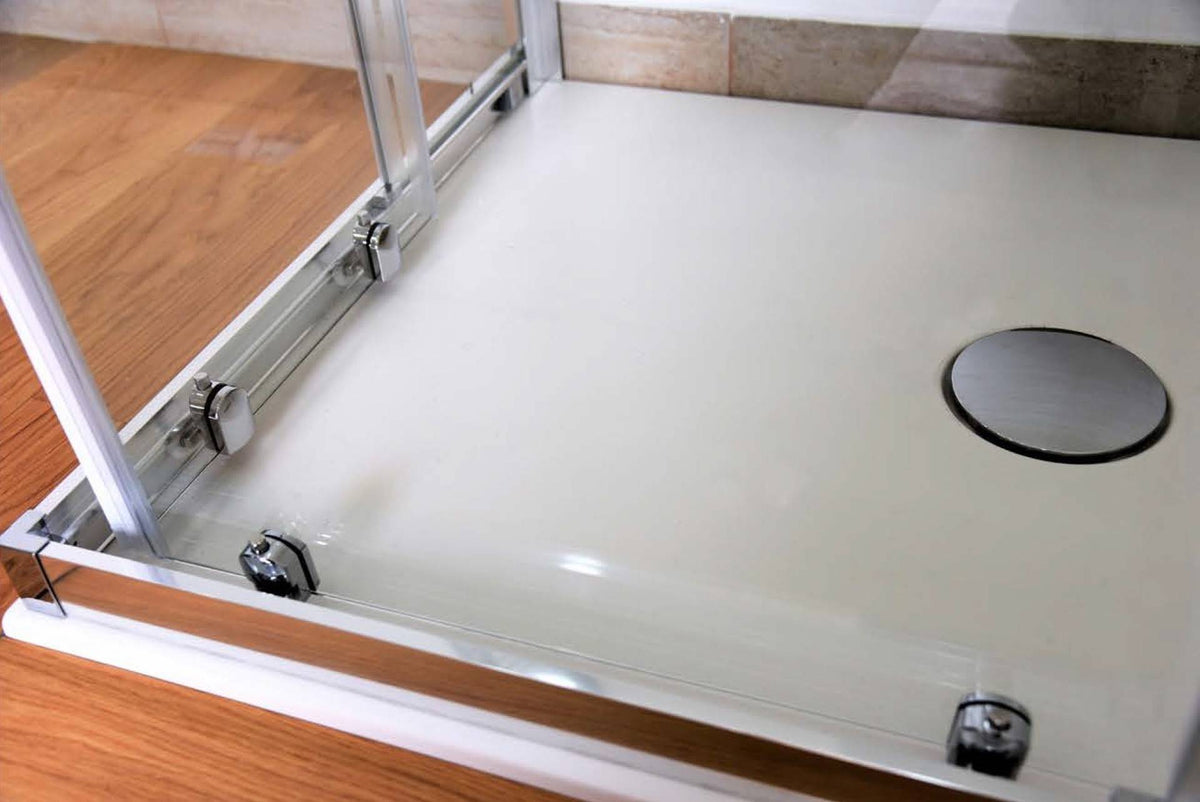 Box doccia angolare Style 80x100x190cm in cristallo serigrafato 6 mm