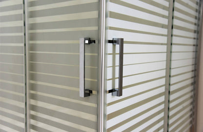 Box doccia angolare Style 90x120x190cm in cristallo serigrafato 6 mm