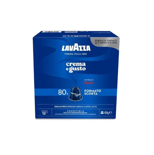 240 capsule Lavazza compatibili Nespresso in alluminio crema e gusto classico - ECOCALORE