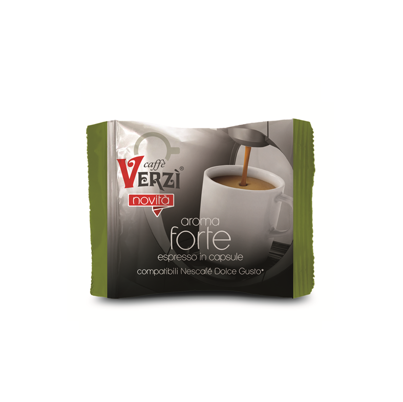 50 capsule compatibili Dolce Gusto Verzi aroma gusto forte - ECOCALORE