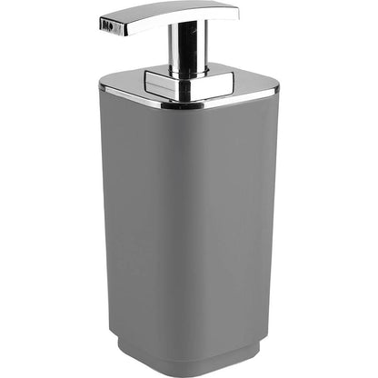 Dosasapone d' appoggio GEDY linea Seventy in resina colore Grigio