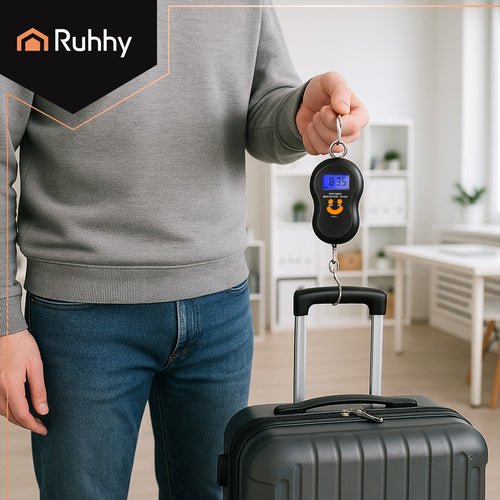 Bilancia Digitale a Gancio Ruhhy 50 kg, Divisione 10 g