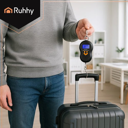 Bilancia Digitale a Gancio Ruhhy 50 kg, Divisione 10 g