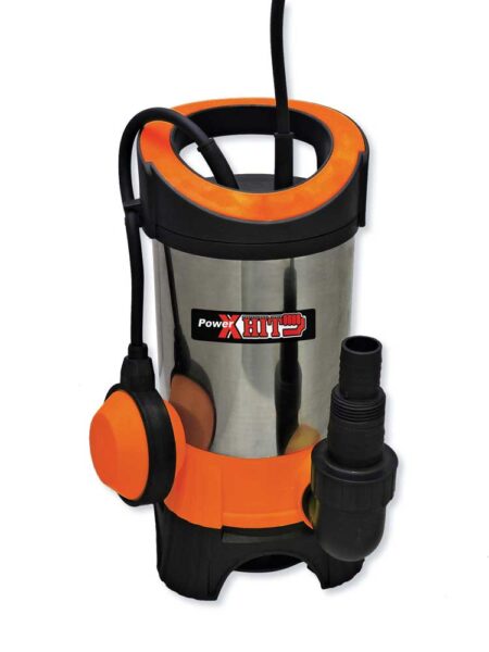 Pompa Sommersa Acque Sporche 1100W in Acciaio Inox - Portata 19000 L/h