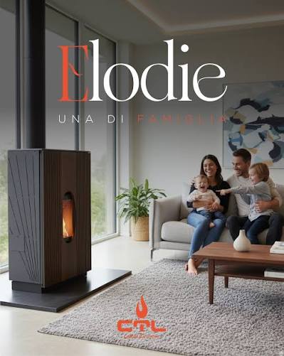 Stufa a Pellet Idro CTL modello Elodie 20kw
