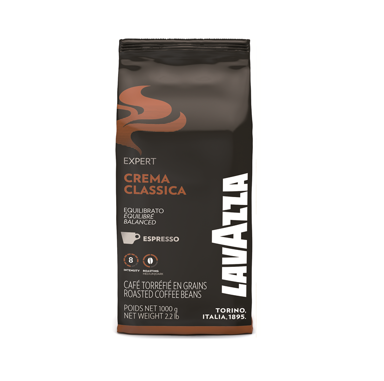 1 kg caffè in grani Lavazza Crema classica - ECOCALORE