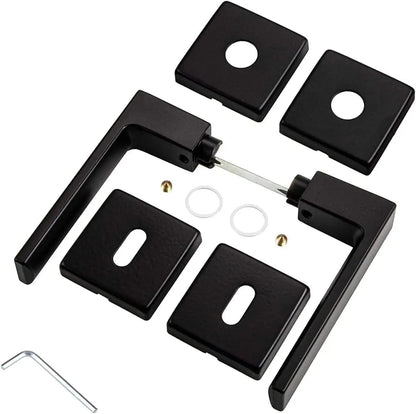Maniglia Per Porta AURA Nero Opaco Brackle