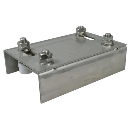 Piastra di guida regolabili a 4 rulli da 42 per cancello art. 465P IBFM