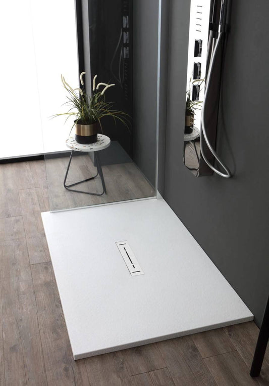 Piatto doccia Ardesia Plus 2,6 bianco matt 90x70cm
