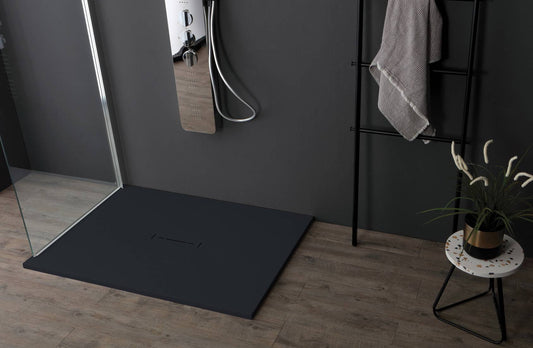 Piatto doccia Ardesia Plus 2,6cm antracite matt 100x70cm