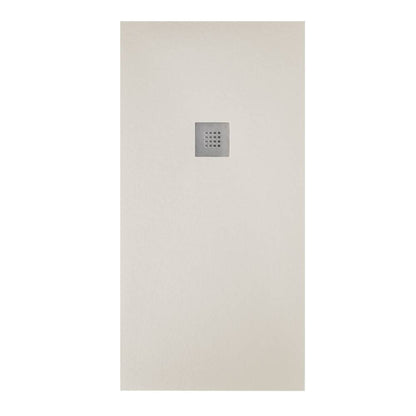 Piatto doccia effetto pietra 70x170 Crema marmoresina  pieno Piletta inclusa