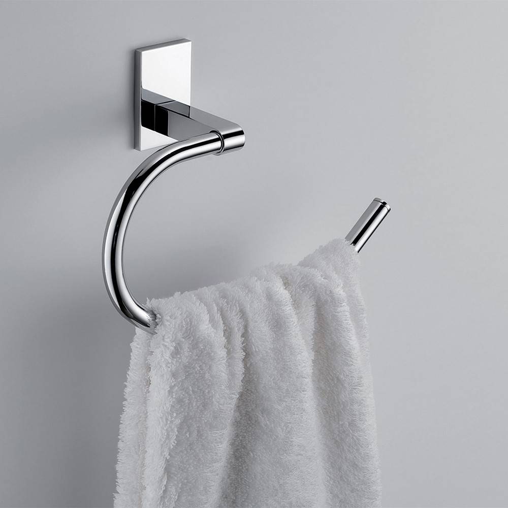 Portasalviette GEDY linea Maine ad anello Cromato