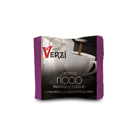 100 capsule compatibili Lavazza a modo mio Verzi gusto aroma ricco - ECOCALORE