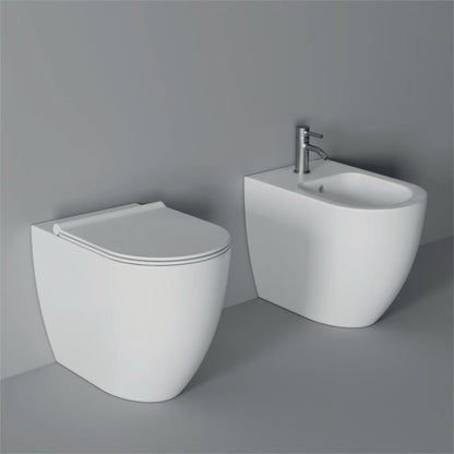 Sanitari Form filo muro scarico traslato senza brida (rimless) Alice ceramica