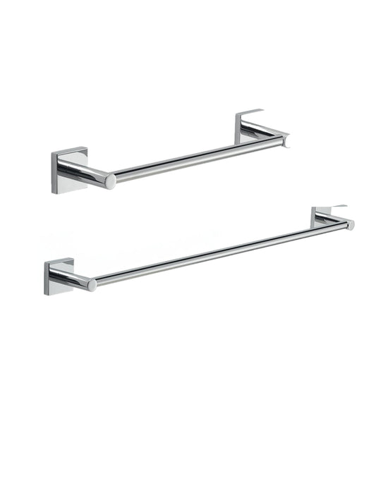 Set 2 portasalviette di GEDY linea Fuji cromato