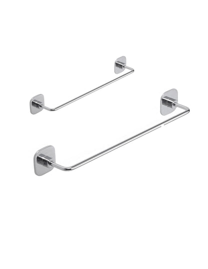 Set 2 portasalviette Gedy Teide cromati, 30 e 60 cm