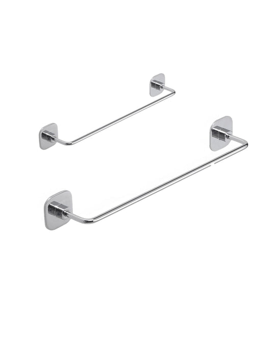 Set 2 portasalviette Gedy Teide cromati, 30 e 60 cm