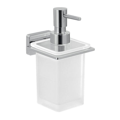 Set portaspazzolini, dosasapone e portasapone da muro Gedy linea Atena cromato