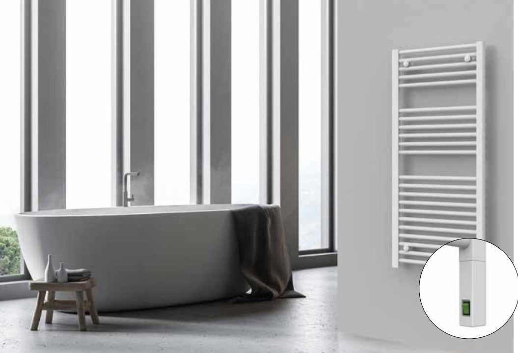 Termoarredo Elettrico De’Longhi Fantasia 1286x550 700W, Interruttore On / Off Design Moderno con Tubi Tondi