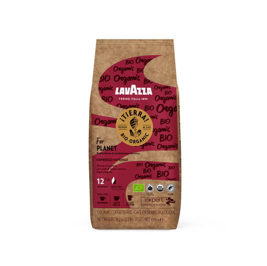 1 kg caffè in grani Lavazza Tierra bio intenso - ECOCALORE