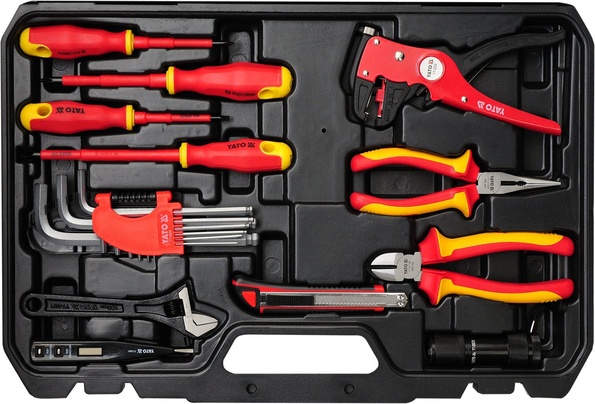 Set Utensili Elettricista Yato 68 Pezzi VDE 1000 V