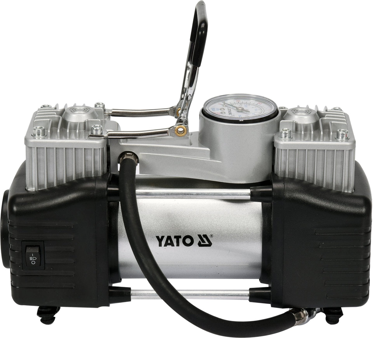 Gonfiatore Auto Yato 12V 250W 10 Bar Bicilindrico con LED