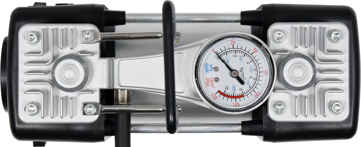 Gonfiatore Auto Yato 12V 250W 10 Bar Bicilindrico con LED